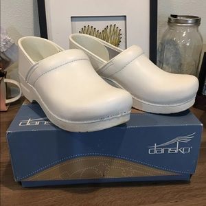 White Dansko Clogs